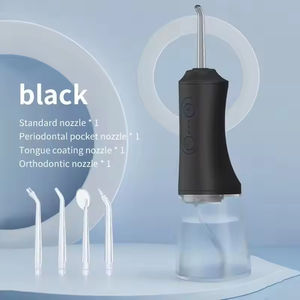 Limpiador Dental Eléctrico Portátil Recargable Multifuncional con 4 Boquillas, Controlado por Aplicación, Inalámbrico, Inteligente, Dispositivo de Irrigación Bucal IPX7 - Product Image 6