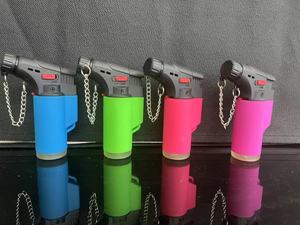 Briquet <span class=keywords><strong>Chalumeau</strong></span> Jet Turbo Mini Multifonctionnel de Poche pour Hommes, avec Porte-clés, pour Barbecue, Couleur Transparente, Vente en Gros - Product Image 6