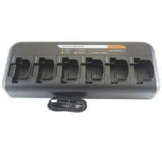 PMLN6595, Chargeur six groupes pour interphone PMLN6595, compatible avec les radios bidirectionnelles <span class=keywords><strong>Motorola</strong></span> DP1400 CP200D DEP450 - Product Image 2