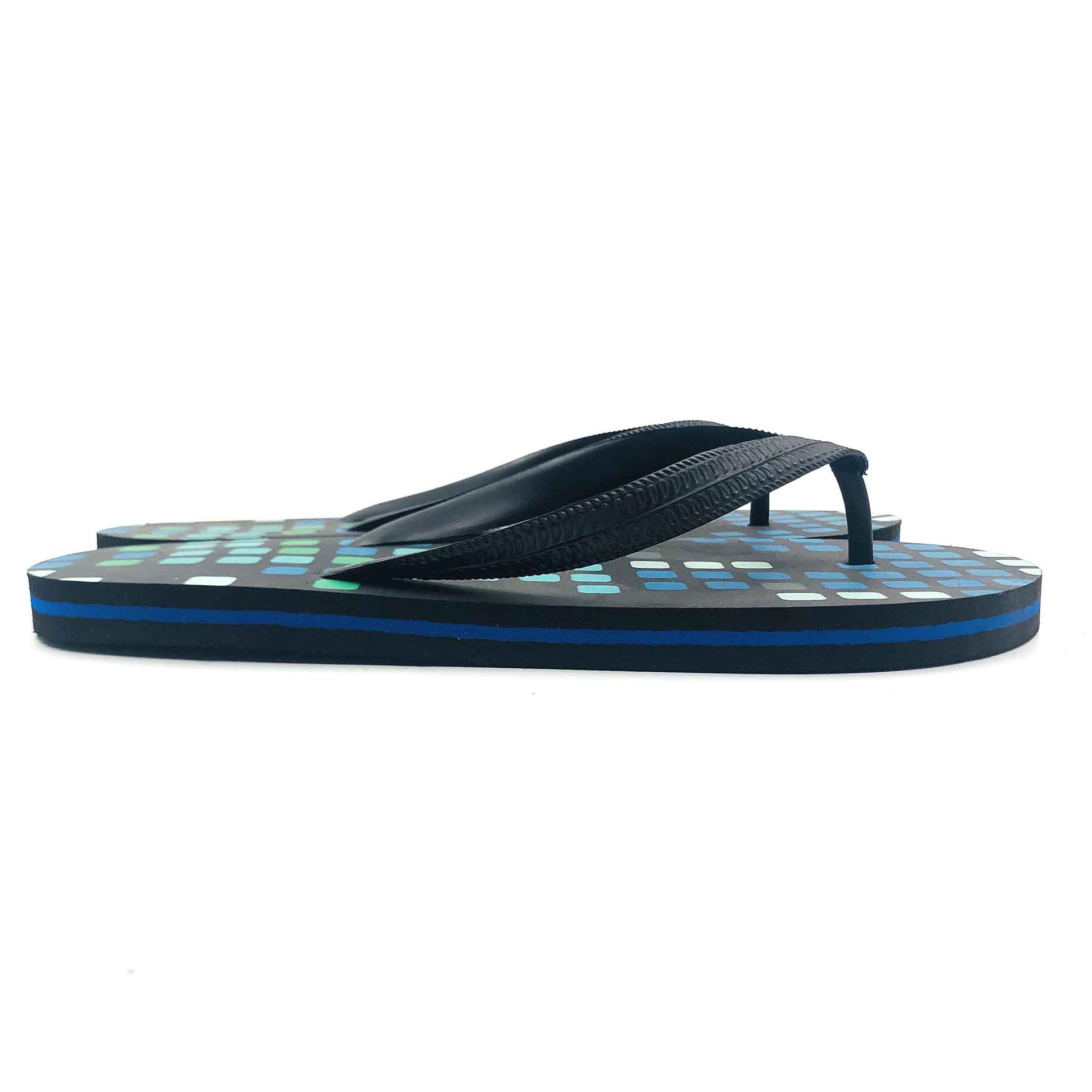 Wholesale Hot Flops Custom Logo Rubber EVA Filp Flops Beach Slippers Men