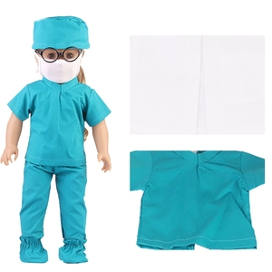 Juguete para juego de simulación, ropa de <span class=keywords><strong>muñeca</strong></span> de 18 pulgadas, médico y enfermera uniforme de, ropa, accesorios para muñecas - Product Image 4