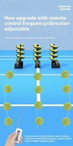 Equipo de entrenamiento deportivo dual <span class=keywords><strong>profesional</strong></span> portátil, velocidad de pelota ajustable y máquina de pelota de tenis y Pickleball de frecuencia - Product Image 6