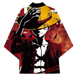 Luffy, Zoro, Nami, Sanji, Law, Haori Japonés, Kimono de Anime, Capa, Ropa - Product Image 3