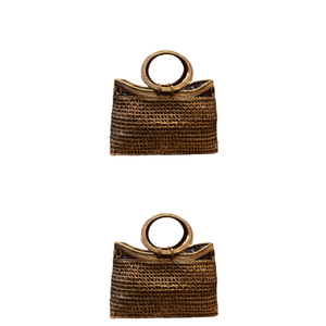 Lombok ketak Net dệt túi xách hoàn toàn làm bằng Hoang Dã cây nho với vòng xử lý trưng bày truyền thống Indonesia handmade <span class=keywords><strong>wicker</strong></span> thủ công - Product Image 5