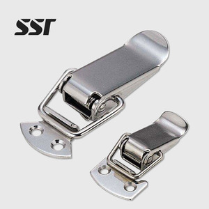 Loquet à ressort en acier inoxydable SSR, Grade 1 ANSI, 1 clé, pour boîte à outils, coffre, tiroir, fermoir à bec de canard - Product Image 1