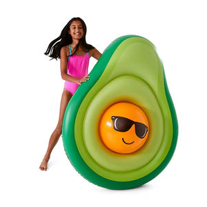 Flotador Inflable Gigante de Aguacate con Pelota, Balsa Inflable Grande para Piscina, Juguete de Verano para Fiestas en la Playa y Natación para Adultos - Product Image 1