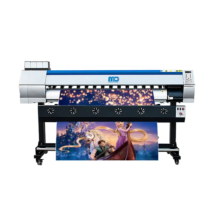 Termurah 1.6M 1.8M 2.5M 3.2M Format Besar Eco Solvent Mesin Cetak Plotter Banner Uv Printer Impressora