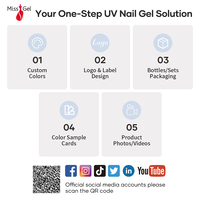 Missgel Fournitures pour ongles en gros, plus de 3000 couleurs, vernis à ongles en gel OEM sans HEMA, sans TPO, gel UV à retirer par trempage, vernis à ongles en gel LED UV végétalien