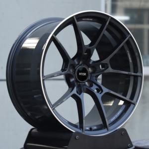 Rines Cóncavos Forjados HTOR de 20x9, 21x9 y 22x9 Pulgadas, 5x114.3, Color Gris Oscuro, para Ferrari 296 GTB, <span class=keywords><strong>SF90</strong></span>, 488 <span class=keywords><strong>Pista</strong></span>, 812 Superfast, Roma - Product Image 3