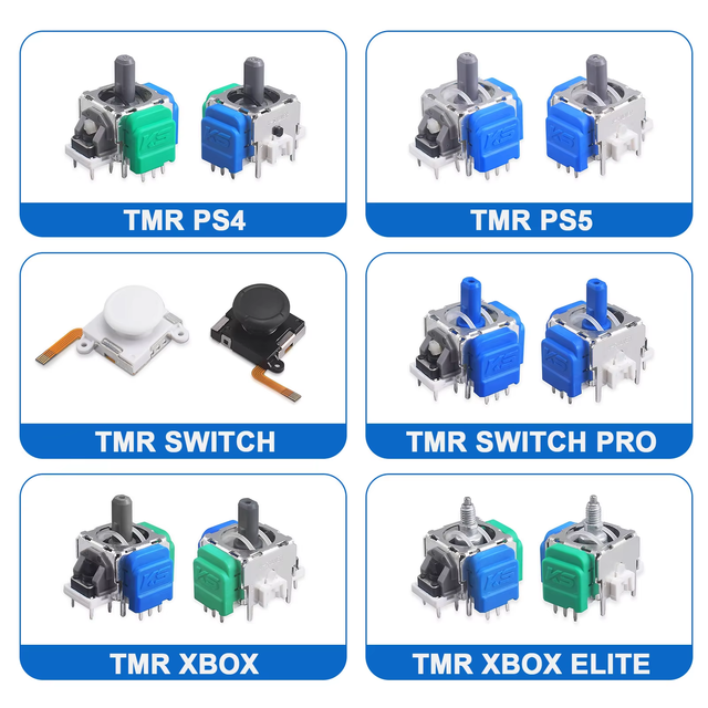 K-Silver JS13 PRO TMR Upgrade for Hall Rocker Magnetoresistive Electromagnetic 3D Joystick