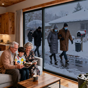 Films décoratifs unidirectionnels pour vitres <span class=keywords><strong>de</strong></span> bâtiments et <span class=keywords><strong>de</strong></span> maisons, isolation thermique, résistance aux UV, pour l'hiver - Product Image 2