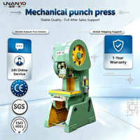 Presse mécanique de 25 tonnes avec roulement et moteur pour le poinçonnage de tôles métalliques, multifonctionnelle