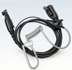 Auricular PTT manos libres con tubo acústico compatible con radio bidireccional <span class=keywords><strong>Inrico</strong></span> <span class=keywords><strong>T310</strong></span>, micrófono de repuesto para seguridad - Product Image 1