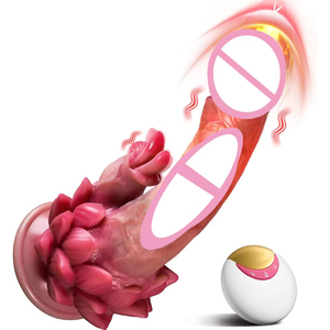 Juguetes Sexuales de Primera Calidad con Control Remoto Inalámbrico para Mujeres, Vibrador con Calor y Estimulación de Lengua, Novedad para Adultos 2026 - Product Image 1