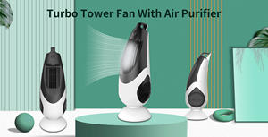 Orka Thuis Kantoor Elektrische Toren Ventilatie Ventilator Zonder Blaas Lucht Zuiveren Moderne Mechanische 4-Speed Plastic Doos Outdoor Hotel - Product Image 5