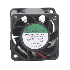 4CM 6.0 듀얼 볼 베어링 높은 공기 볼륨 2-와이어 서버 4028 냉각 팬 새로운 a100 12V 48V DC24V PMD2404PBB2-A W EC AC 40x40x28mm