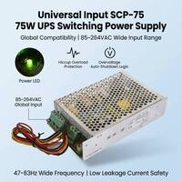 Alimentation électrique UPS DC SCP-75-12 75W 13.8V 27.6V DC Sortie simple Alimentation à découpage Ups Energia Ininterrumpida Chargeur de batterie