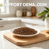 Makanan Kucing Kering Grosir OEM ODM Label Pribadi Bebas Biji-bijian Tinggi Protein Rendah Lemak Kibble Alami Sehat Premium Bersertifikat HACCP