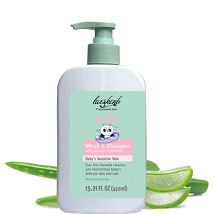 Soins corporels doux pour enfants, <span class=keywords><strong>gel</strong></span> <span class=keywords><strong>douche</strong></span> 2 en 1 hydratant et rafraîchissant, naturel, végétalien, à l'<span class=keywords><strong>aloe</strong></span> <span class=keywords><strong>vera</strong></span> et au lait de chèvre, pour bébés et enfants - Product Image 2