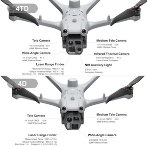 <span class=keywords><strong>Drone</strong></span> <span class=keywords><strong>DJI</strong></span> Matrice 4TD 4D 4T Série Édition Universelle pour la Cartographie Professionnelle de Haute Précision et les Inspections Détails des Surfaces - Product Image 2