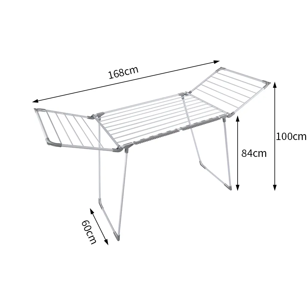 Поставщик фабрики, 2 крылатые складные инструменты для сушки одежды на открытом воздухе, гибкая сушилка для белья для балкона и прачечной