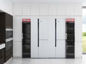 Gabinetes de Cocina Modulares Minimalistas Blancos Modernos con Estructura de Madera Contrachapada, Encimera, Fregadero y Protector Contra Salpicaduras para Uso Doméstico - Product Image 2