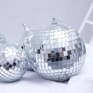 20-250毫米泡沫玻璃圣诞镜球树装饰圣诞小玩意家庭派对用品
