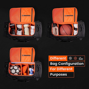 Grand compartiment multiple pour l'entraînement sportif, sacs de sport pour hommes, baskets, chaussures, organisateur d'emballage, sac de sport étanche - Product Image 3