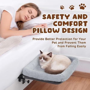 Camas <span class=keywords><strong>para</strong></span> Gatos Colgantes Portátiles y Modernas en Forma de Caja de Esponja, Estructuras de Escalada <span class=keywords><strong>para</strong></span> Gatos de Oficina y Hamacas de Escritorio - Product Image 4