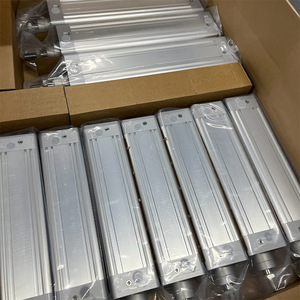 SMC CDQ2B100-15DZ Standard Cylinder Aluminum Body Dual-Action Single-Rod <b>Thin</b> Cylinder Magnetic Buffer <b>Rings</b> - Product Image 2