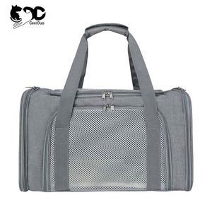 Échantillon gratuit, vente flash, sac de transport pour animaux de compagnie de haute qualité, durable, approuvé par les compagnies aériennes, sac pour chat, cage de transport pour animaux de compagnie pour les voyages en plein air - Product Image 2