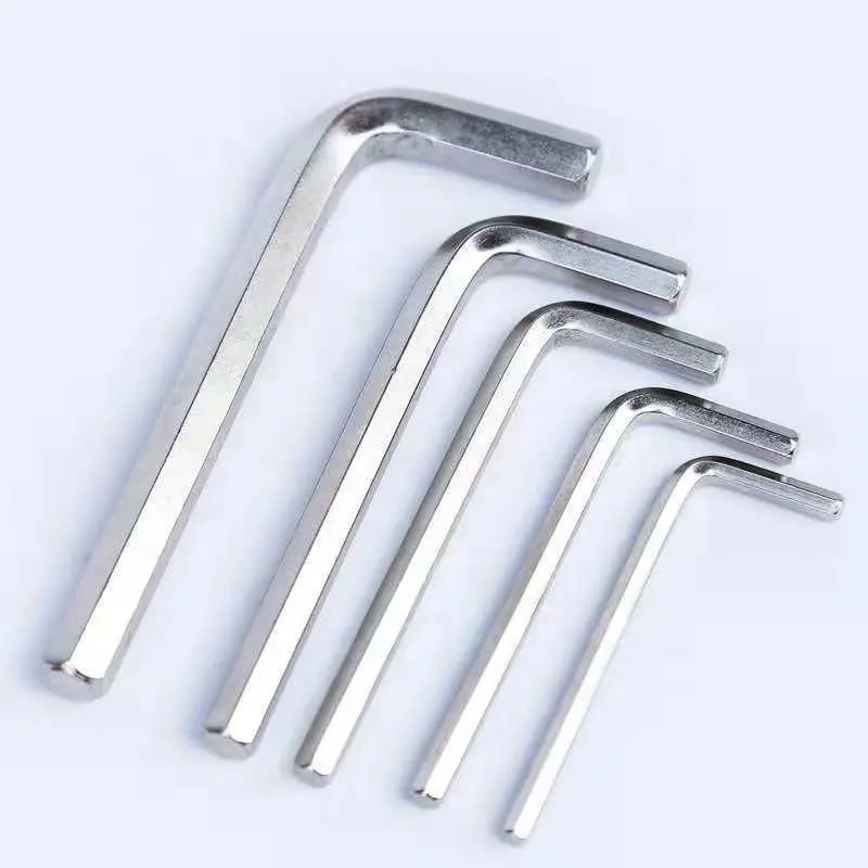M1.5 M2 M2.5 M3 M4 M5 M6 wrench tool galvanized L type screwdriver two-way hex l key wrench