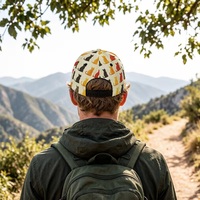 Gorra de Béisbol de 5 Paneles con Impresión Personalizada, Logotipo Impreso, Parche Tejido, Ligera, Estructurada, Moderna, Informal y a la Moda