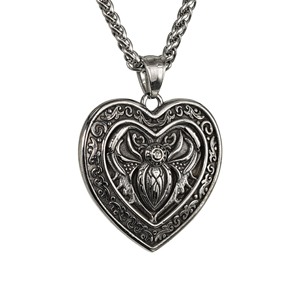 yunnique Men's Stainless Steel Sword Pendant Necklace With Engraved Circular Pattern Punk Style Fashion Jewelry - Product Image 3