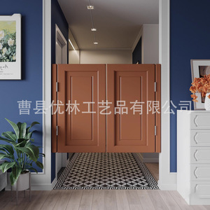 Puerta de Madera Sólida, Puerta Interior Moderna de Media Altura, Aislamiento Acústico, Color y Grosor Personalizables - Product Image 1