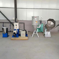 Extrudeuse d'aliments aquatiques, machine à granulés d'aliments pour poissons flottants, ligne de transformation d'aliments pour animaux de compagnie, système de production agricole à haut rendement