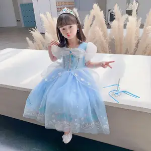 MQATZ Wholesale Girls Cosplay Costume Princess Dress Hot Sale Kids Children Princess Dress