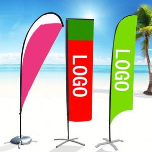 Bannières publicitaires personnalisées 2,5 x 12 pieds, impression recto-verso, avec votre propre logo, texte, pour intérieur et extérieur, promotion, cadeau - Product Image 1
