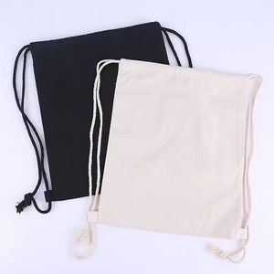 Customised Soft Canvas Washing Durable Organic Tote Draw String Shoe <strong>Bag</strong> Small Foldable Canvas Cloth <strong>Drawstring</strong> <strong>Bag</strong> - Product Image 4