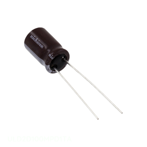 ตัวเก็บประจุแบบฝังรู CAP ALUM 10UF 20% 200V RADIAL TH 10 uF รุ่น ULD2D100MPD1TA - Product Image 1