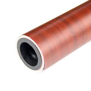 Papier peint auto-adhésif moderne à motif géométrique, grain de <span class=keywords><strong>bois</strong></span> rouge, antistatique, imperméable, résistant à l'humidité et aux moisissures, pour écoles - Product Image 4