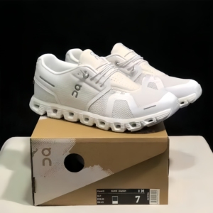 Chaussures de course à coussinets on Cloud5 pour hommes, respirantes, légères, en maille, avec gel athlétique, antidérapantes, pour l'entraînement et la marche (également adaptées aux femmes) - Product Image 2