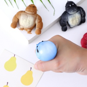 Deng Mei Squishy <b>Gorilla</b> Toy 20 Per <b>Box</b> Stress Relief Fidget Toy For Youth And Kids Unisex Plastic Decompression Plaything - Product Image 3