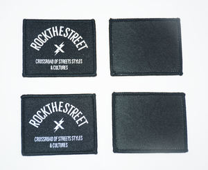 Toptan Ekolojik Özel Marka Logolu İşlemeli Dokuma Şönil 2D/3D Nakış Yaması Kilit Kenarlı Özel Renk Çoklu Stil - Product Image 2