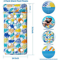 Transat flottant personnalisable pour piscine, jouet gonflable pour piscine, transat gonflable, matelas pneumatique pour adultes