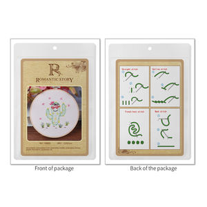 カスタマイズ可能な刺繍手工芸品Diyクロスステッチセット、3D刺繍セット、サボテンシリーズ刺繍セット卸売価格 - Product Image 5