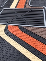 Tapis de voiture, production d'usine, protection tout temps, tapis de voiture universels, 3D, 3 pièces, tapis de voiture en caoutchouc, imperméables, tapis de sol de voiture personnalisés