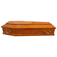 Accesorios de Ferretería de Madera Maciza con Patrones Geométricos Florales Retro Tallados, Tipo Ataúd Europeo, FSC, para Aplicaciones Funerarias
