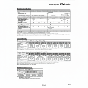 Regulador de refuerzo neumático SMC Pneumatics, piezas neumáticas - Product Image 1