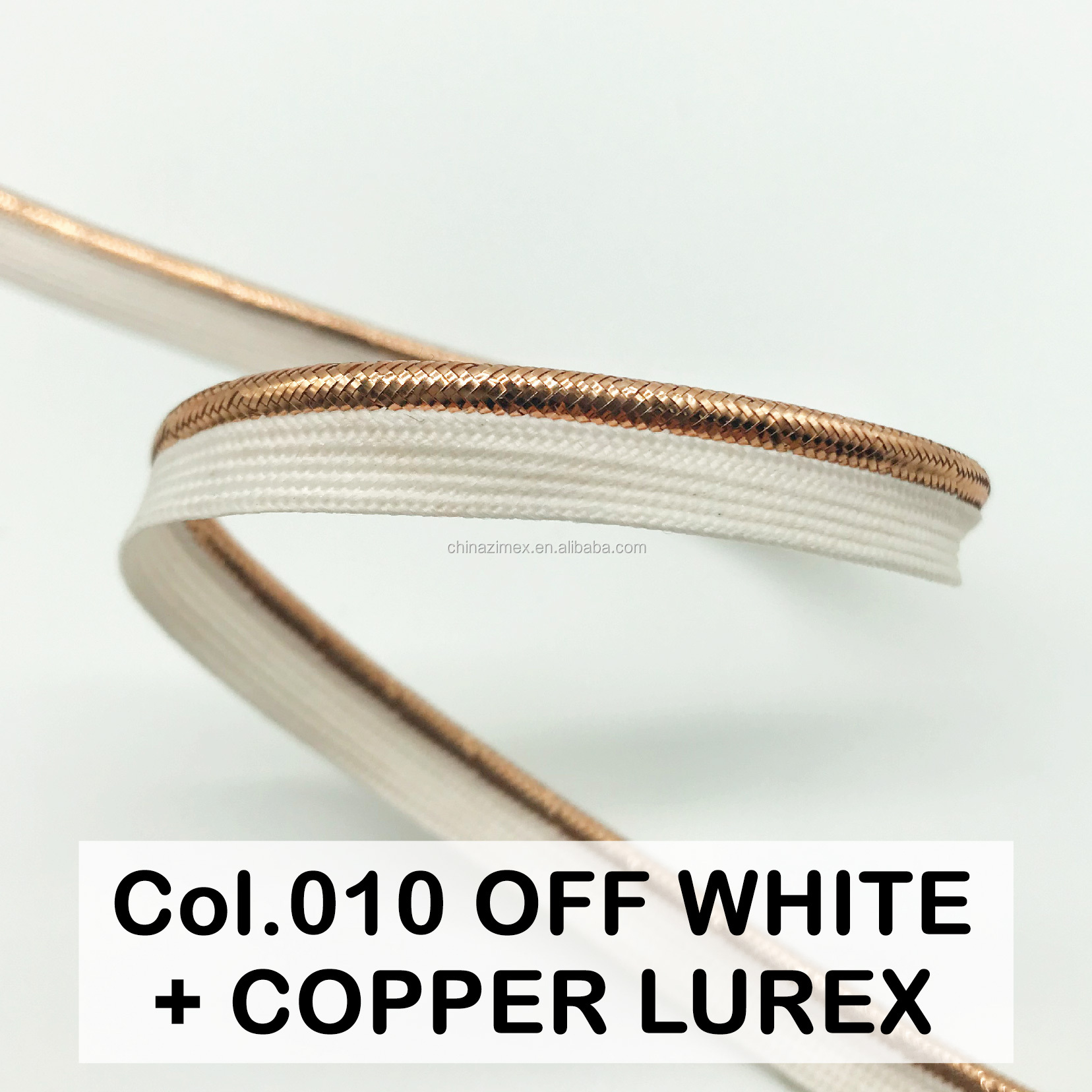 010 OFFWHITE+COPPER LUREX
